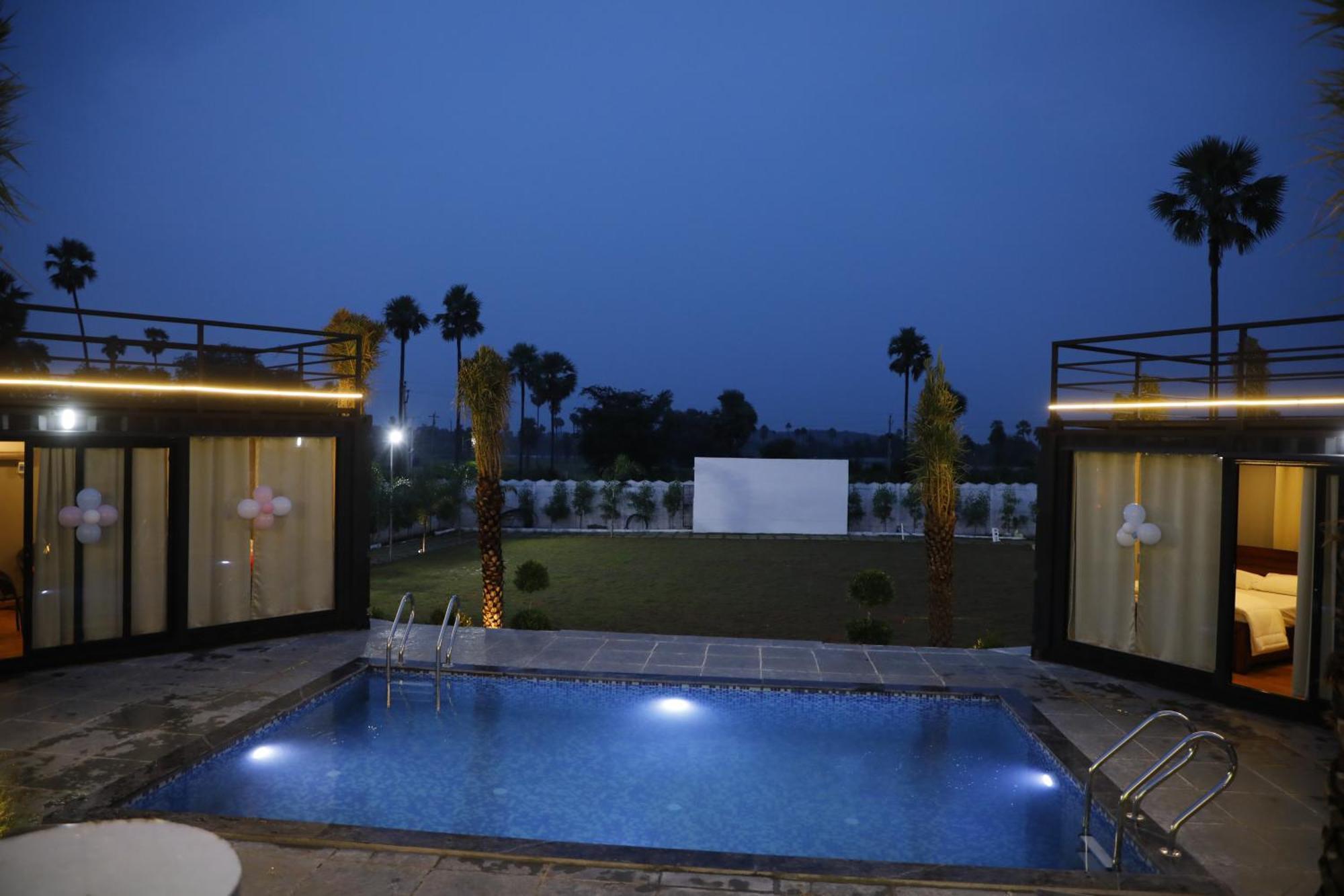 La Serene Farm Stay - Luxary 4 Bed Room Property Hyderabad Exterior photo